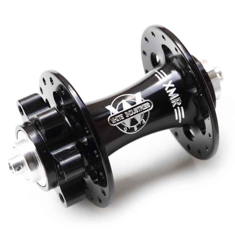 WHITE INDUSTRIES* XMR disc hub front (black) - BLUE LUG GLOBAL