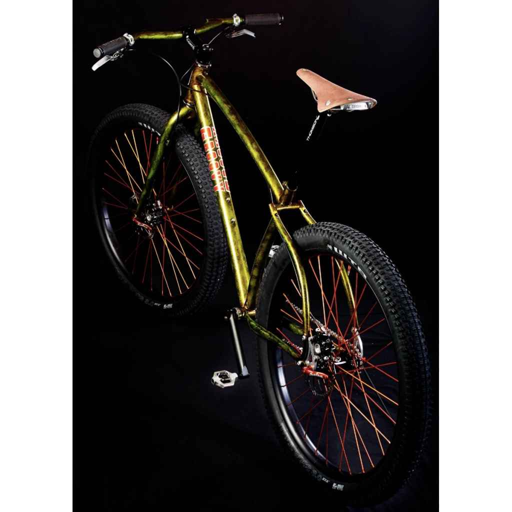 スーパーセール タイムセール 時間 (cerakote handle luv Ti CYCLEWORKS* GROOVY nickel) BLUE - パーツ