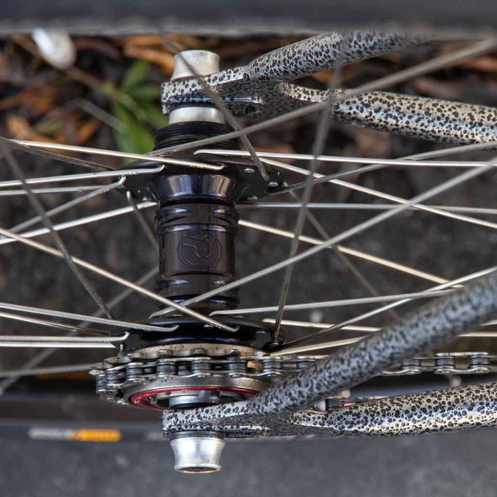 PROFILE RACING* track hub rear (black) - BLUE LUG GLOBAL PROFILE RACING* track hub rear (black) - BLUE LUG GLOBAL