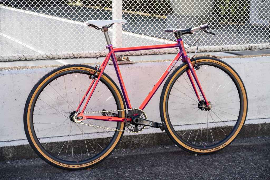 VELOCITY×PHIL WOOD* quill track wheel rear (all black) - BLUE LUG