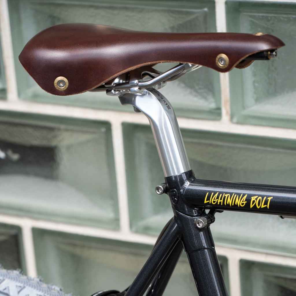 BERTHOUD* galibier leather saddle (brown) - BLUE LUG GLOBAL ONLINE