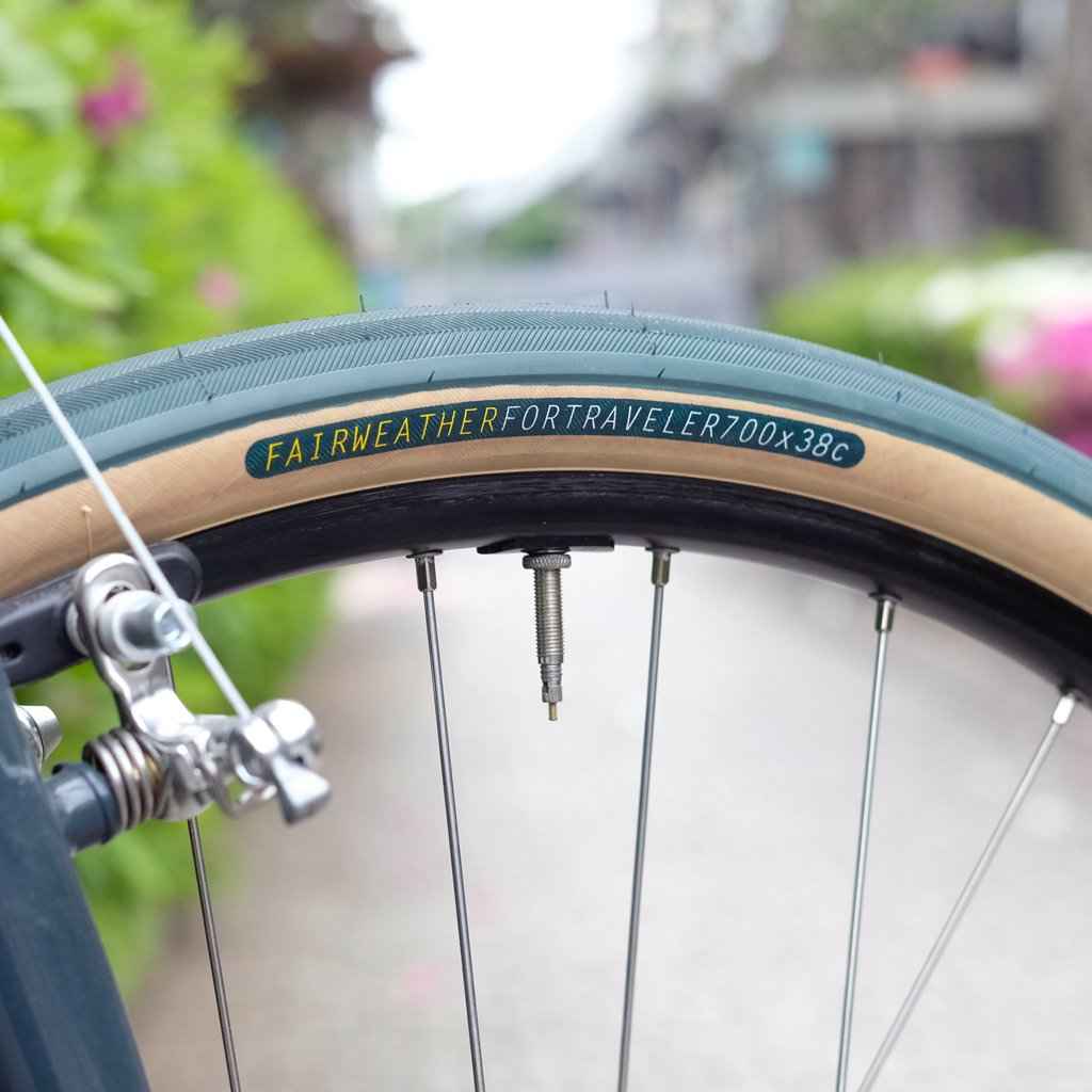 FAIRWEATHER FOR TRAVELER 700x32C タイヤ FAIRWEATHER* for traveler tire (algae/tan) - BLUE LUG GLOBAL