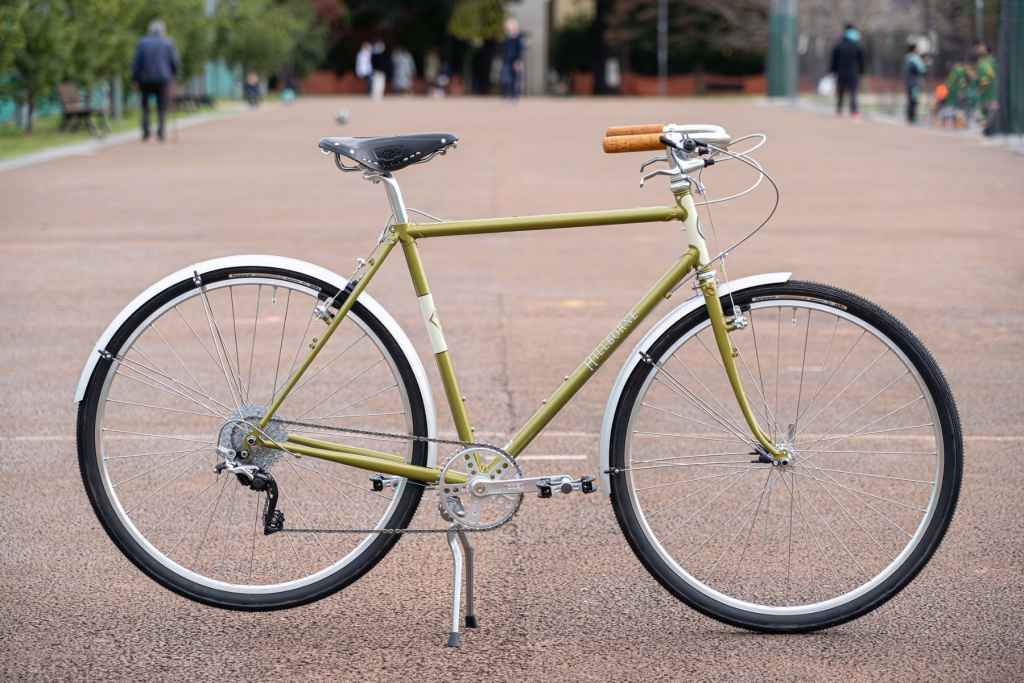 RIVENDELL* sam hillborne frame set (lime olive) - BLUE LUG GLOBAL