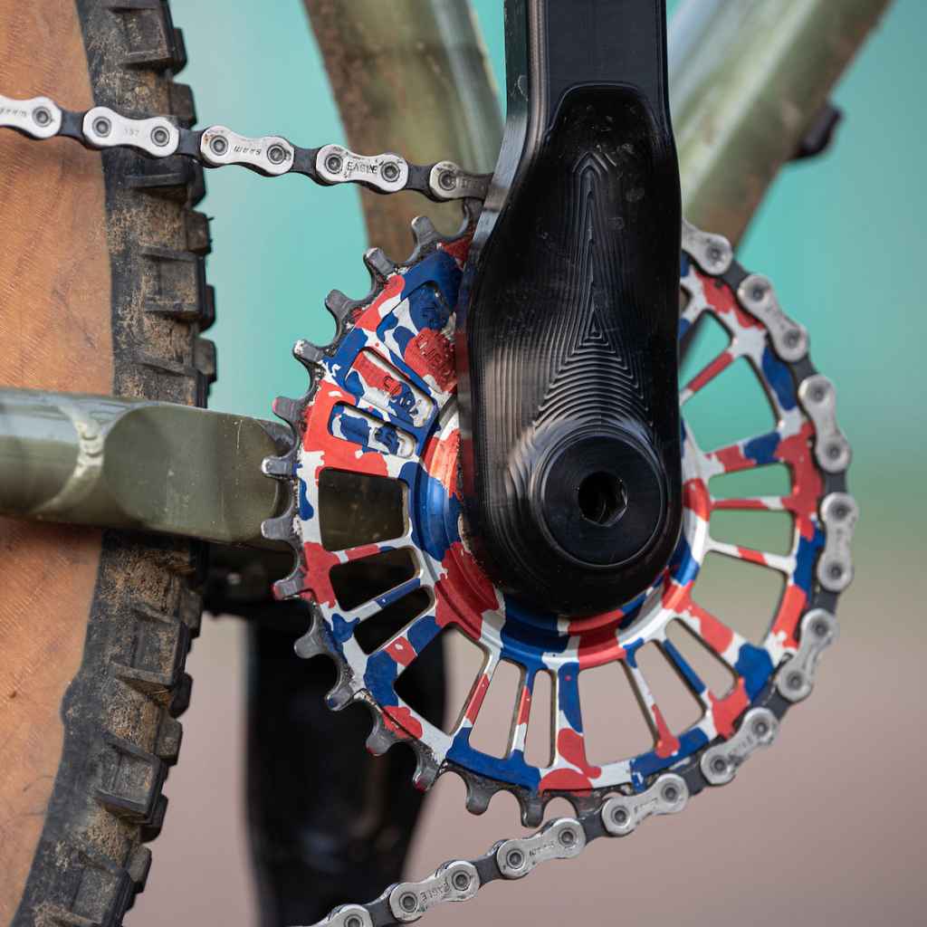 AARN* 15-panel track chainring (silver) - BLUE LUG GLOBAL