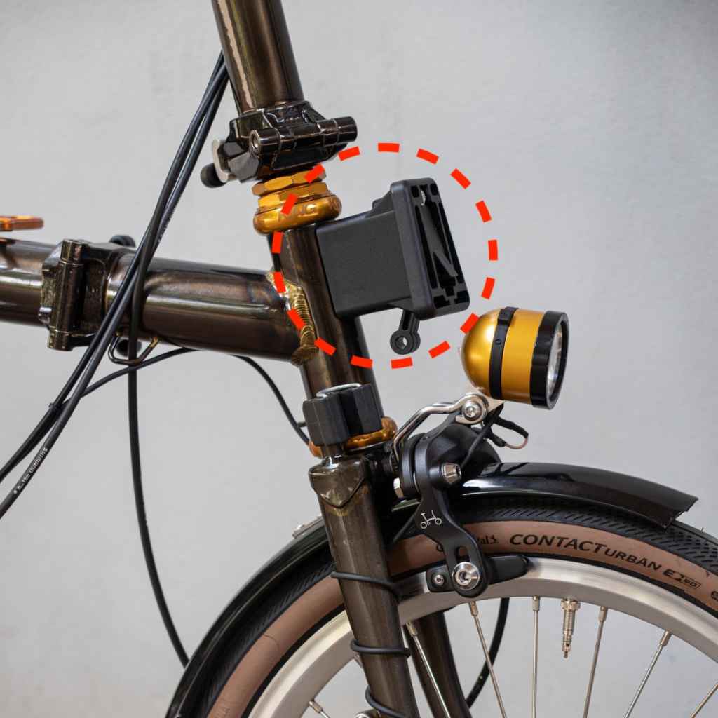 FAIRWEATHER* brompton bag mini (grid rip/purple) - BLUE LUG GLOBAL