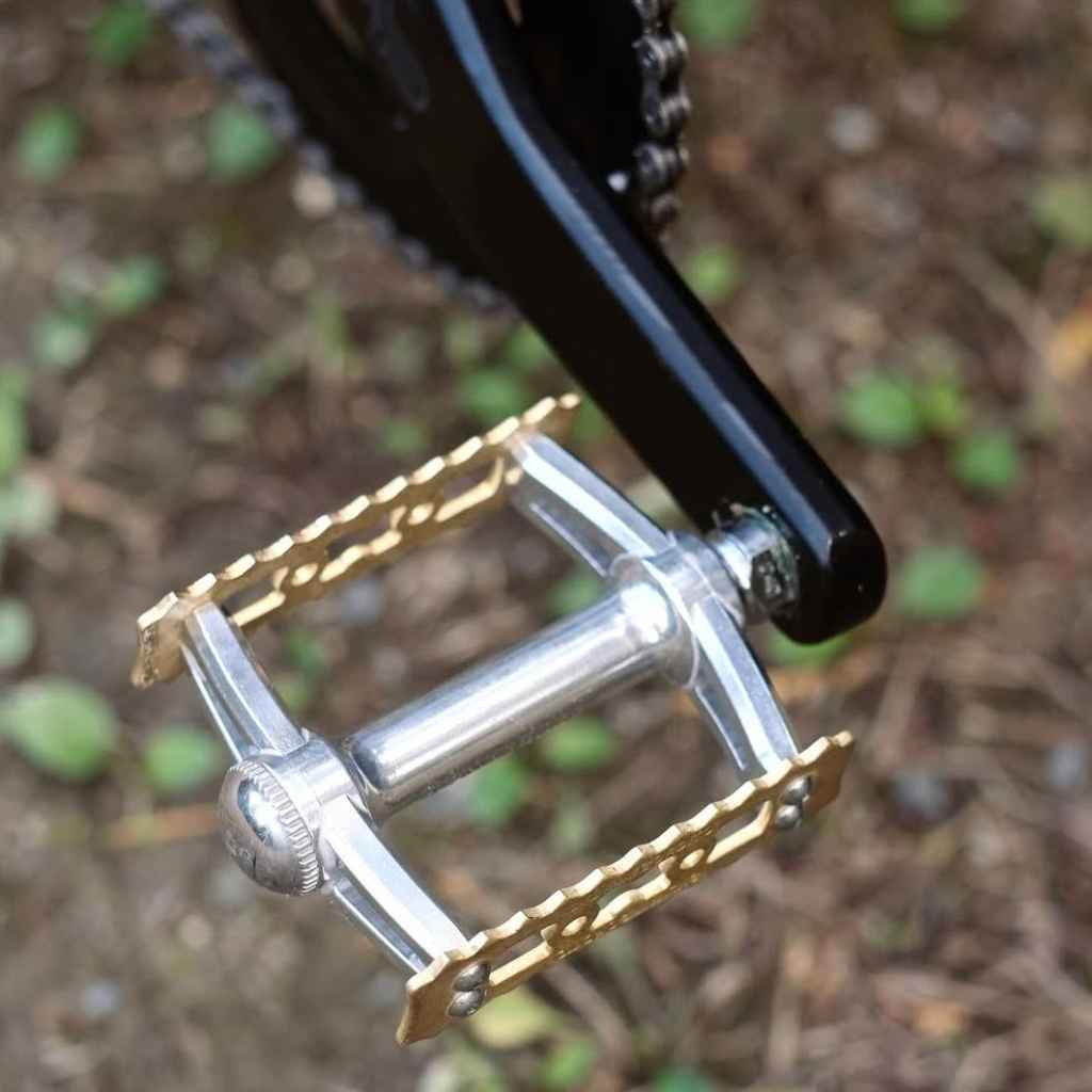 MKS* sylvan gordito pedal (raw brass) - BLUE LUG GLOBAL ONLINE STORE