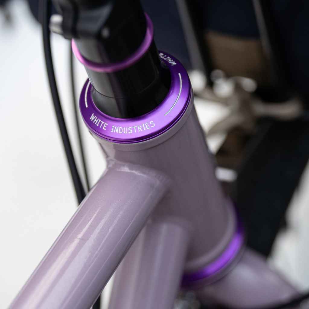 WHITE INDUSTRIES ホワイトインダストリーズ ヘッド パープル WHITE INDUSTRIES* ec34/ec34 headset (purple) - BLUE LUG