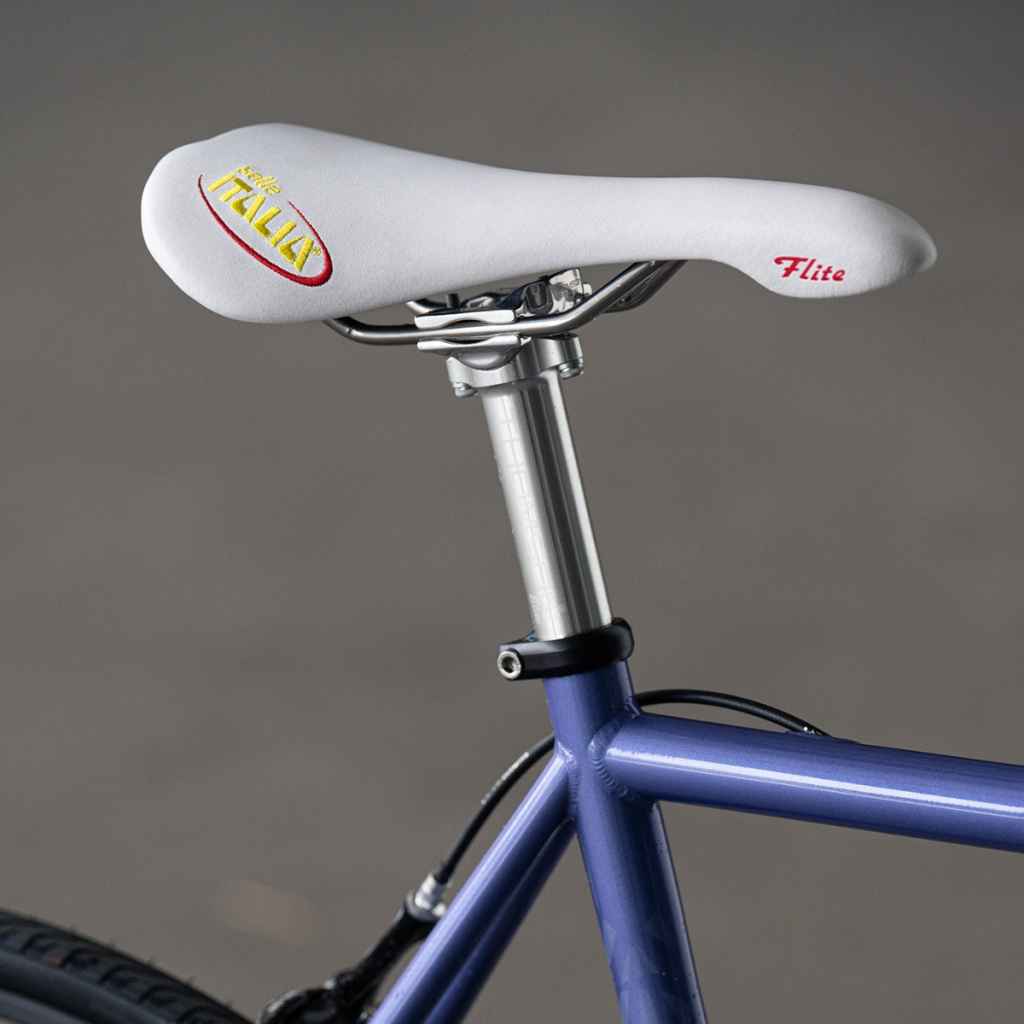 SELLE ITALIA* flite 1990 NJS saddle (embroidery white
