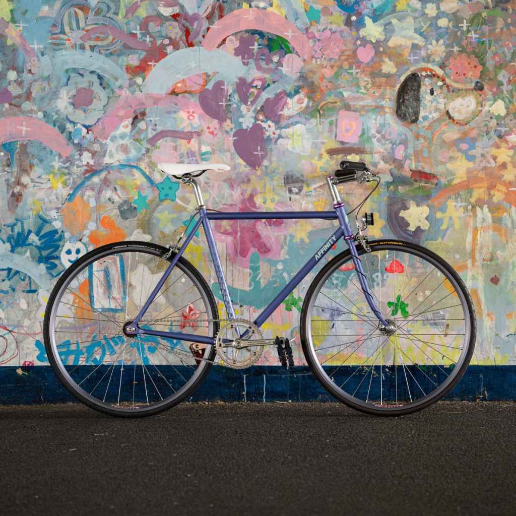 AFFINITY CYCLES* 2024 metropolitan track frame (lilac breeze