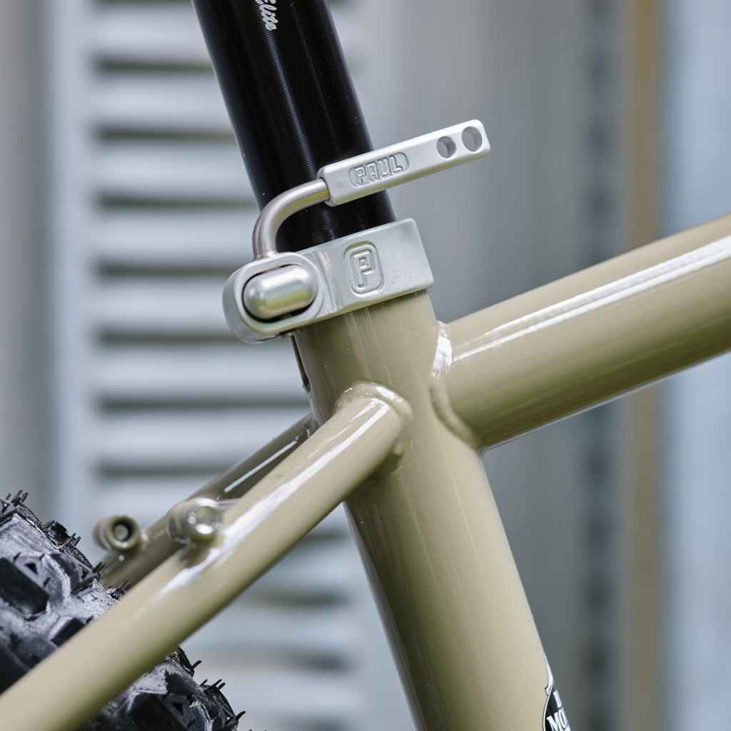 パーツ *PAUL* seatpost collar silver PAUL* quick release seatpost collar (silver/orange) - BLUE