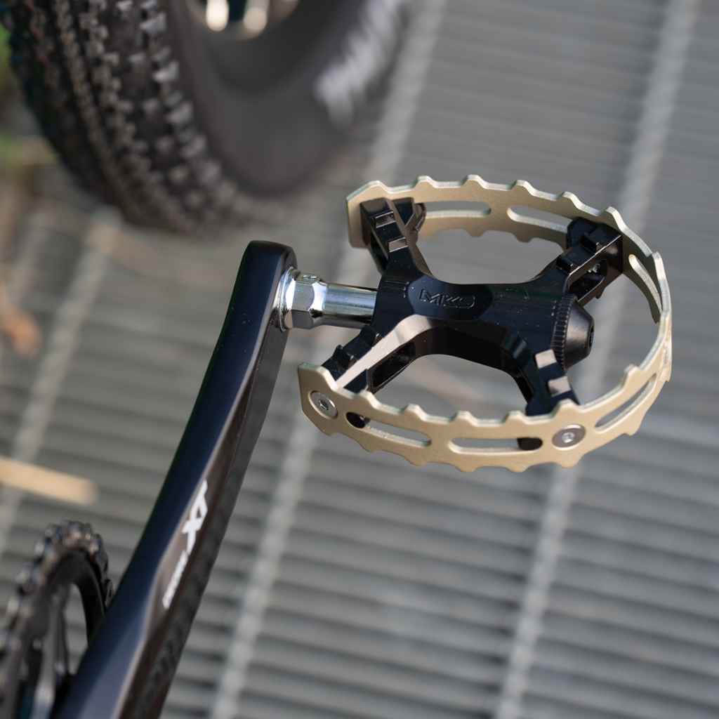 MKS* XC-III bear trap pedal (titan/black) - BLUE LUG GLOBAL