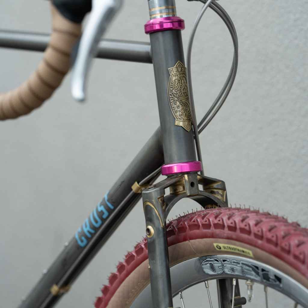 CRUST BIKES* bombora frame (matte clear） - BLUE LUG GLOBAL ONLINE