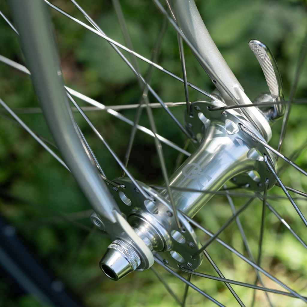 VELO ORANGE* front hub (silver) - BLUE LUG GLOBAL ONLINE STORE