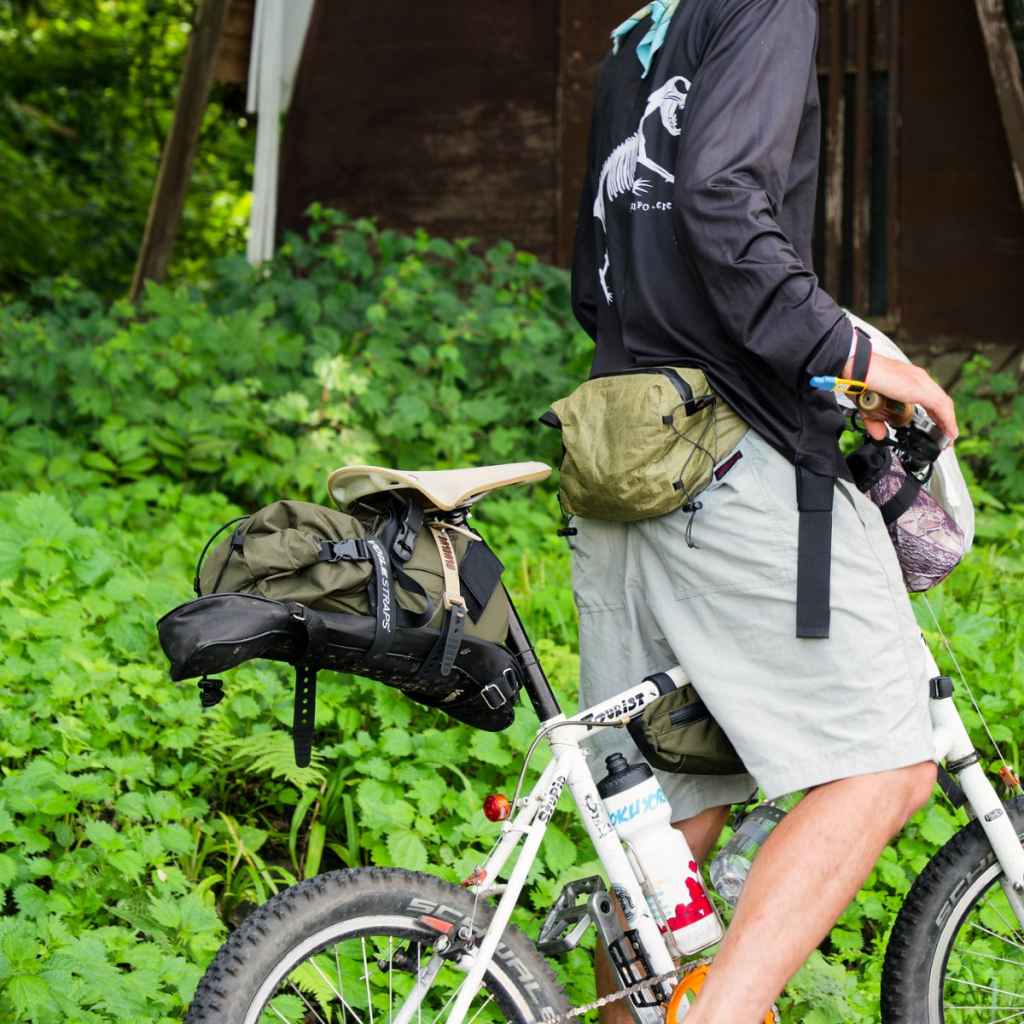 FAIRWEATHER* seat bag (x-pac/olive) - BLUE LUG GLOBAL ONLINE STORE