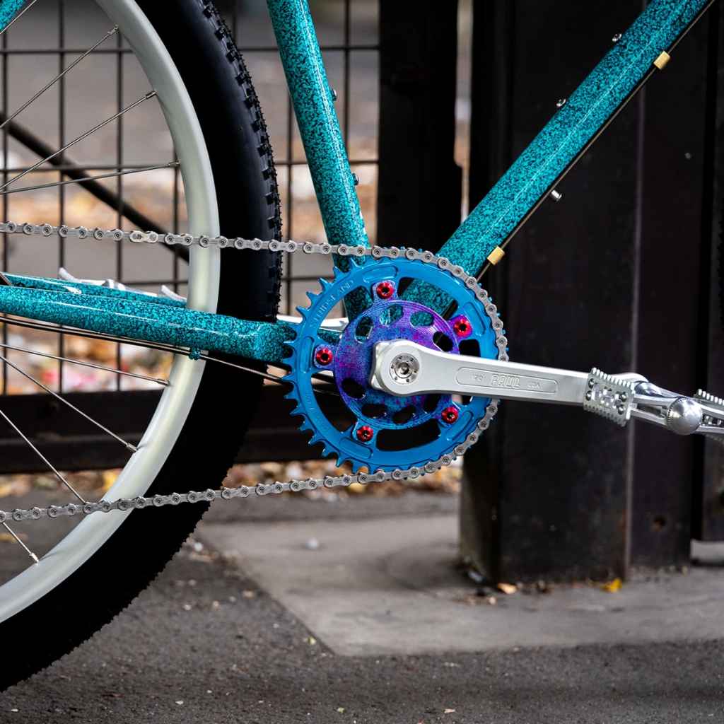 STRIDSLAND* narrow wide chainring (royal blue) - BLUE LUG GLOBAL