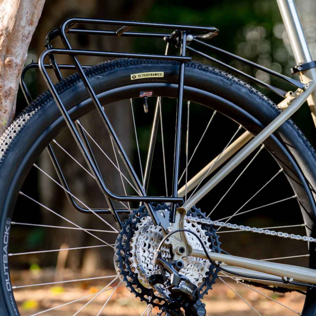 TUBUS* logo classic rear rack (black) - BLUE LUG GLOBAL ONLINE STORE
