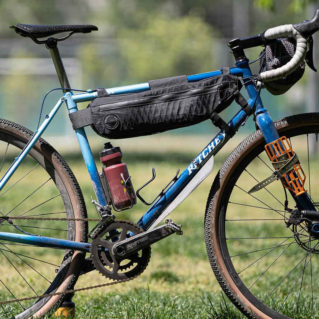 FAIRWEATHER* frame bag (brown) - BLUE LUG GLOBAL ONLINE STORE