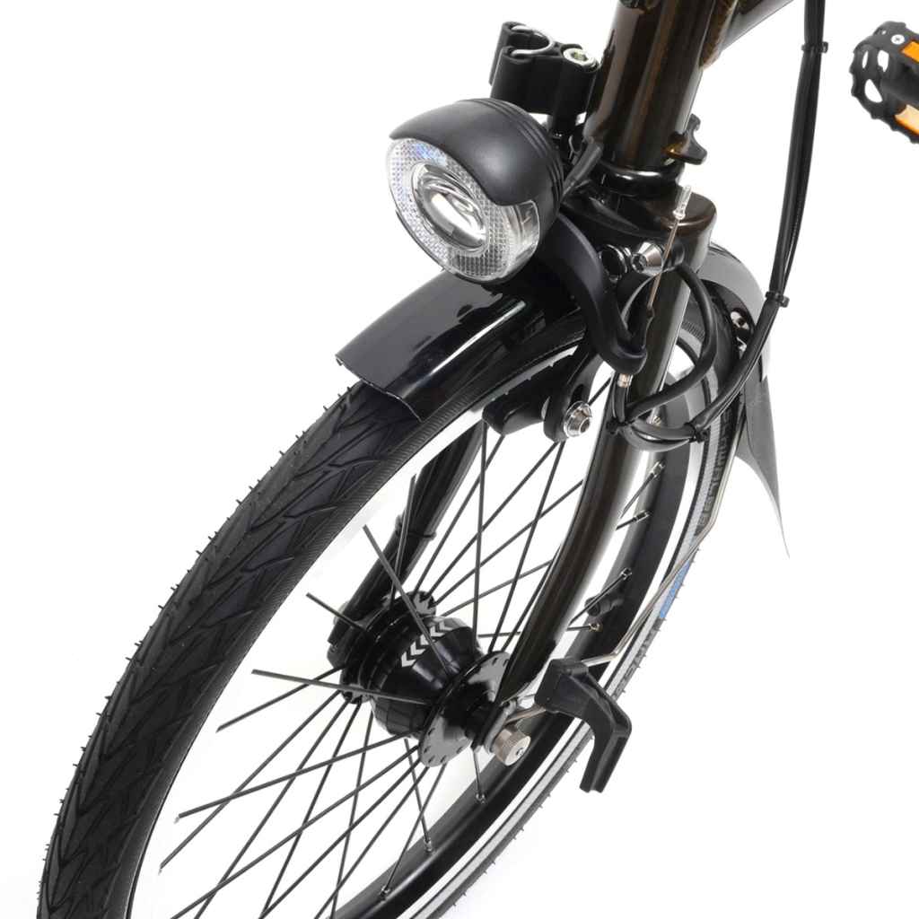 SHUTTER PRECISION* SV-8-FC dynamo hub for Brompton (silver/28H