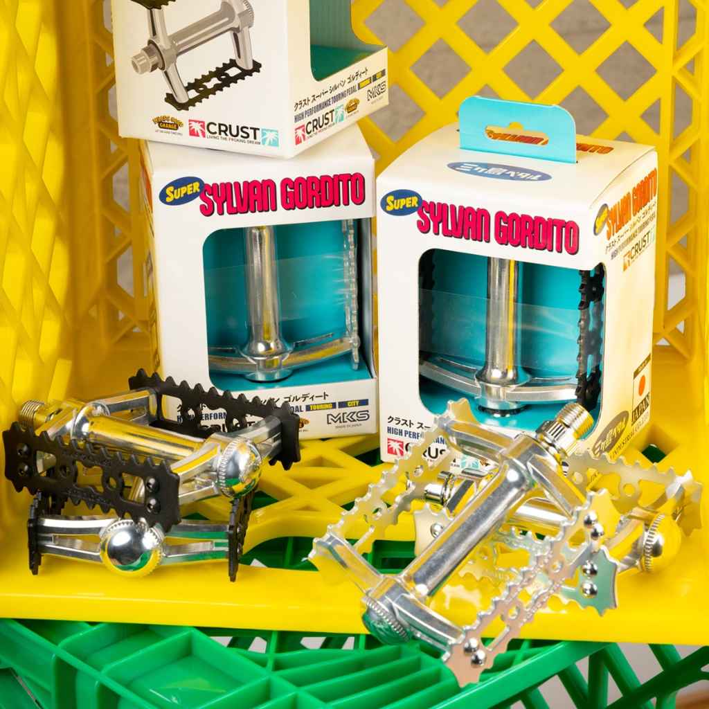 MKS×CRUST* super gordito pedal (silver) - BLUE LUG GLOBAL