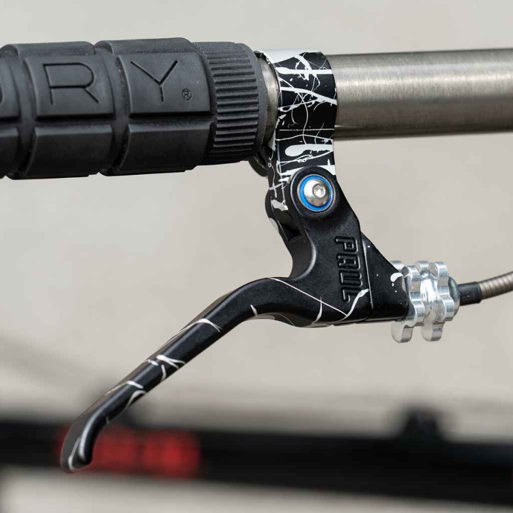 PAUL* love lever compact brake lever set (zebra splatter) - BLUE