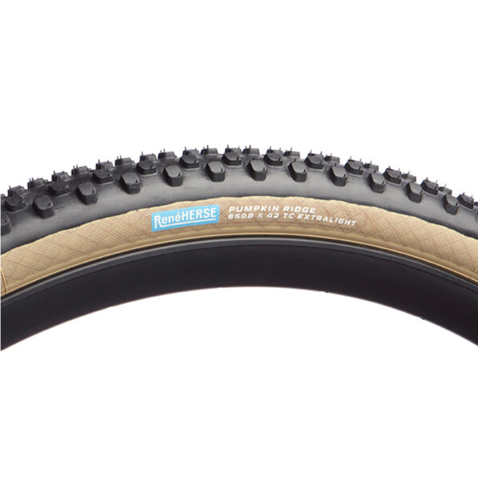 RENE HERSE* pumpkin ridge TC tire (black/tan) - BLUE LUG GLOBAL
