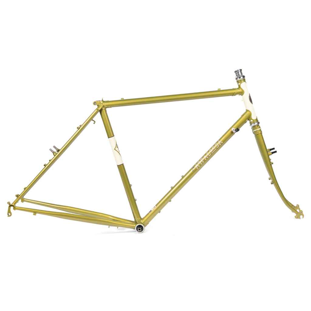 RIVENDELL* joe appaloosa frame set (lime olive) - BLUE LUG GLOBAL