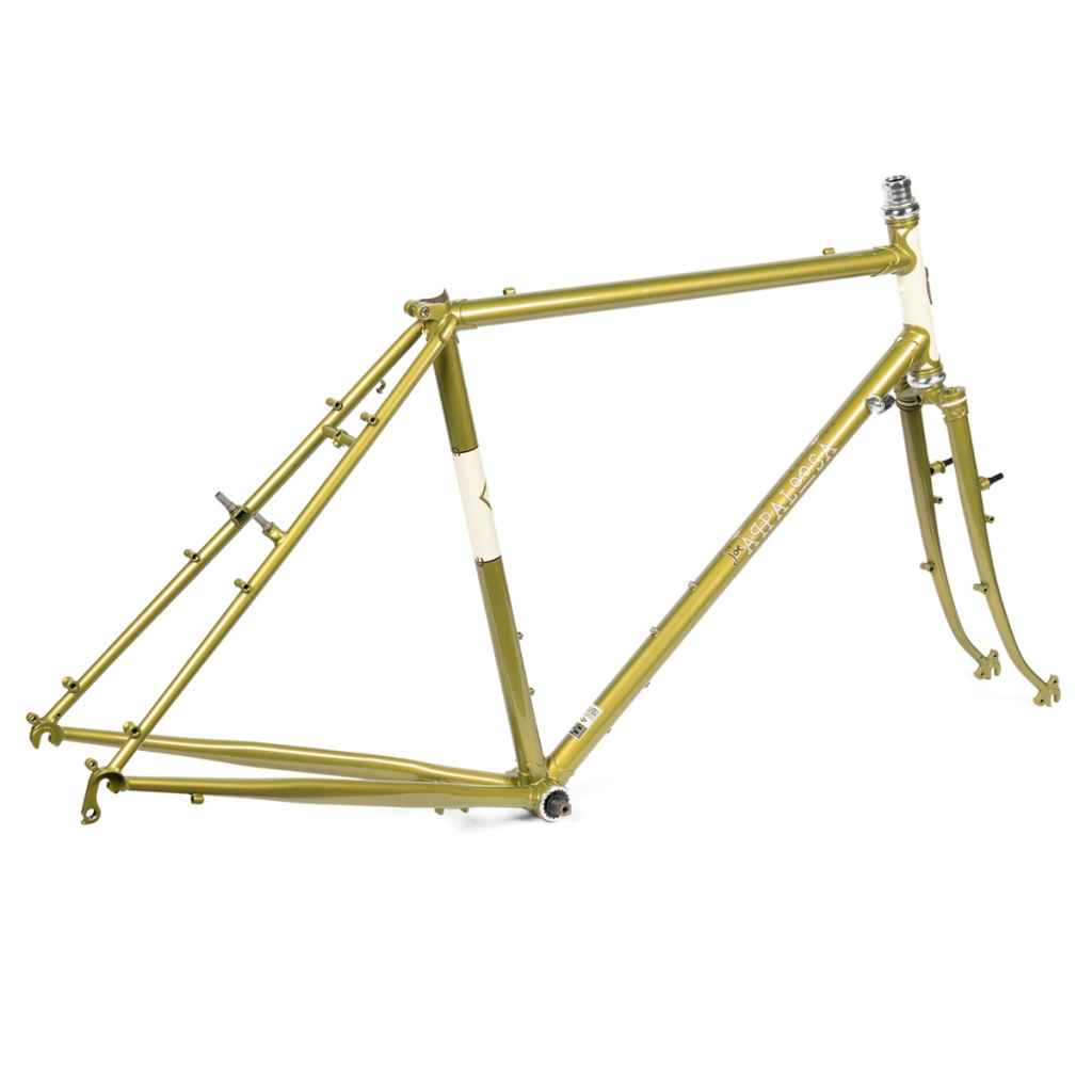 RIVENDELL* joe appaloosa frame set (lime olive) - BLUE LUG GLOBAL