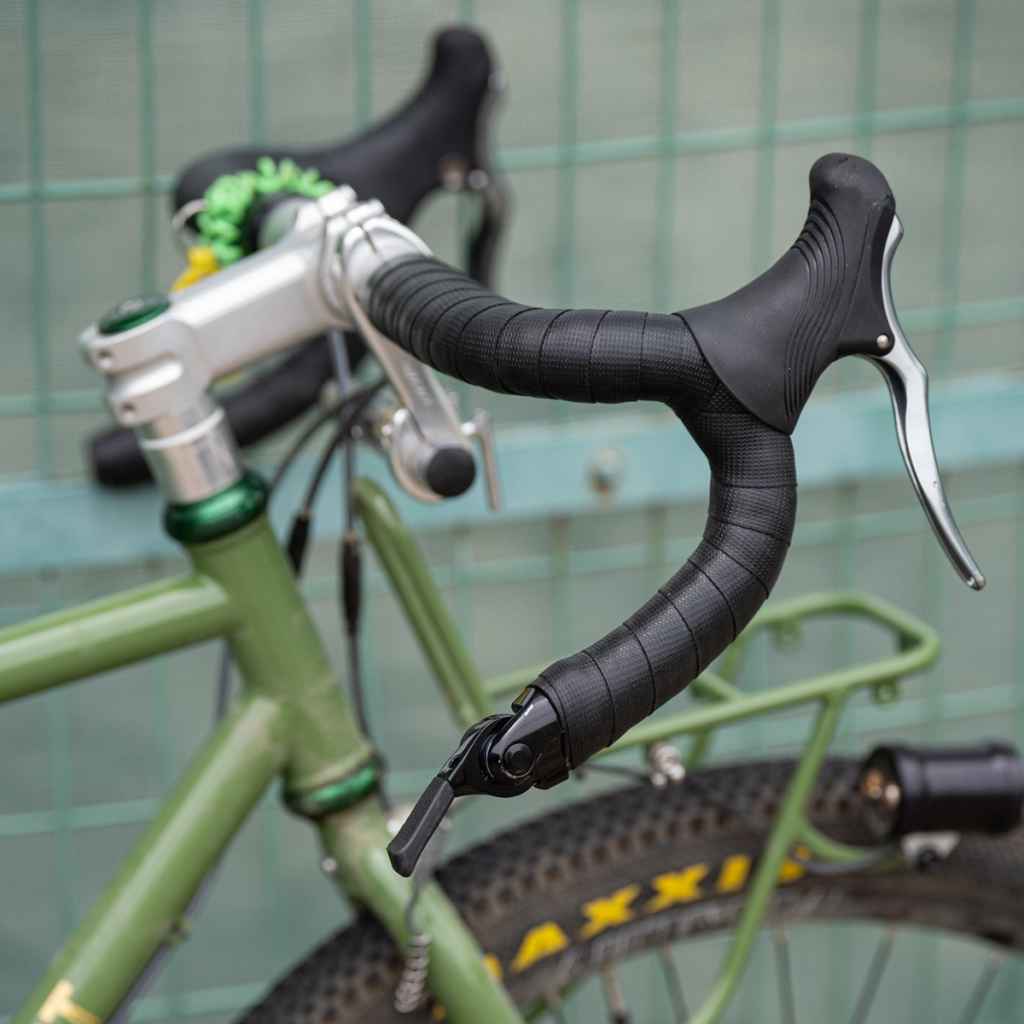 TRP RRL-SR Retro Road Bike Brake Levers - Lightweight, Black Hoods, Drop Bar