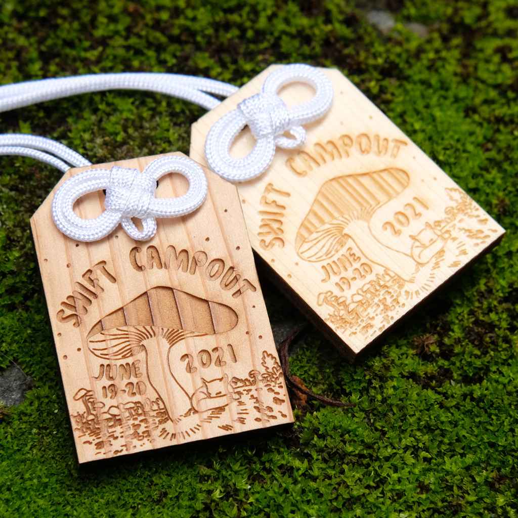 スーパーセール 半額タイムセール omamori 2021 campout INDUSTRIES* SWIFT (wood) LUG BLUE - アクセサリー
