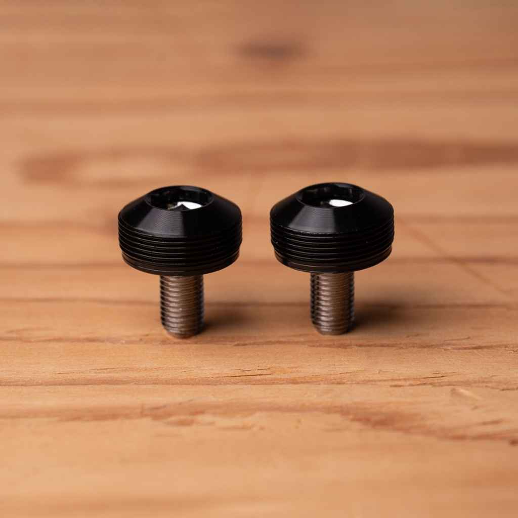 BLUE LUG* bumpy crank cap set (black) - BLUE LUG GLOBAL ONLINE STORE
