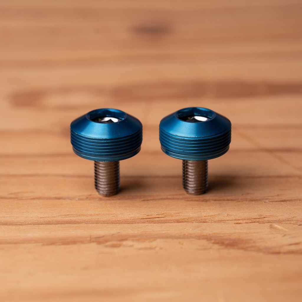 BLUE LUG* bumpy crank cap set (blue) - BLUE LUG GLOBAL ONLINE STORE