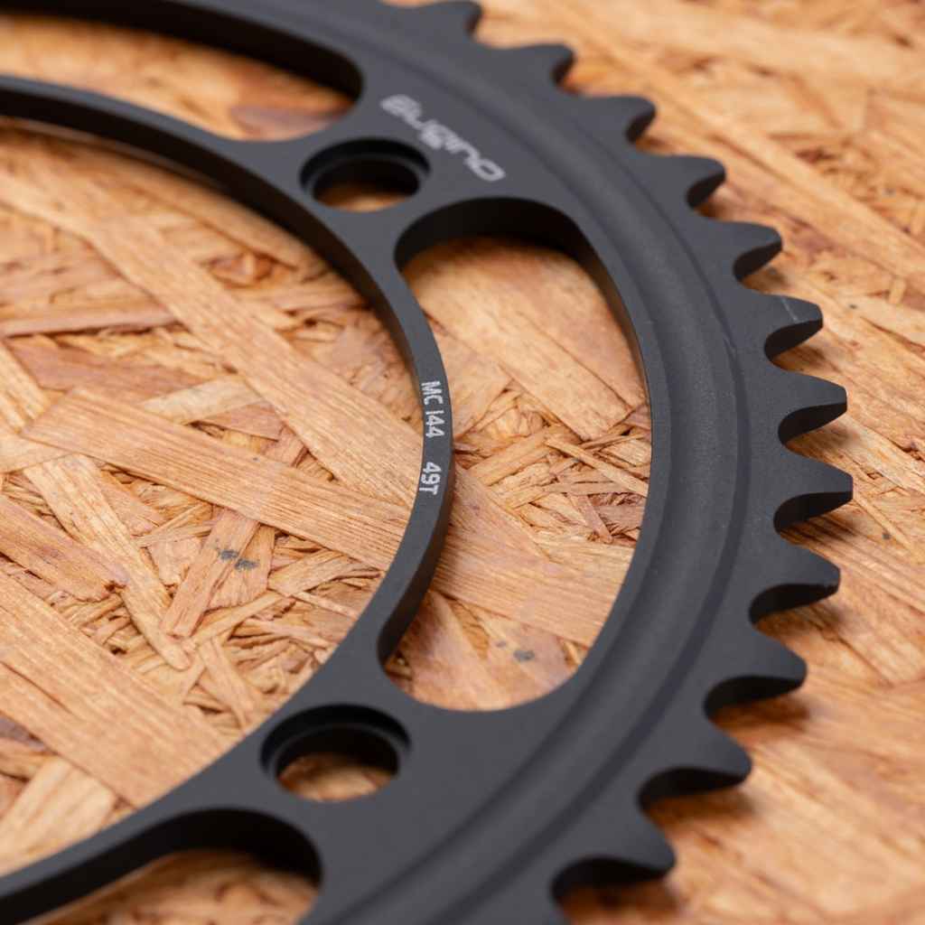 SUGINO* mc144 chainring (black) - BLUE LUG GLOBAL ONLINE STORE