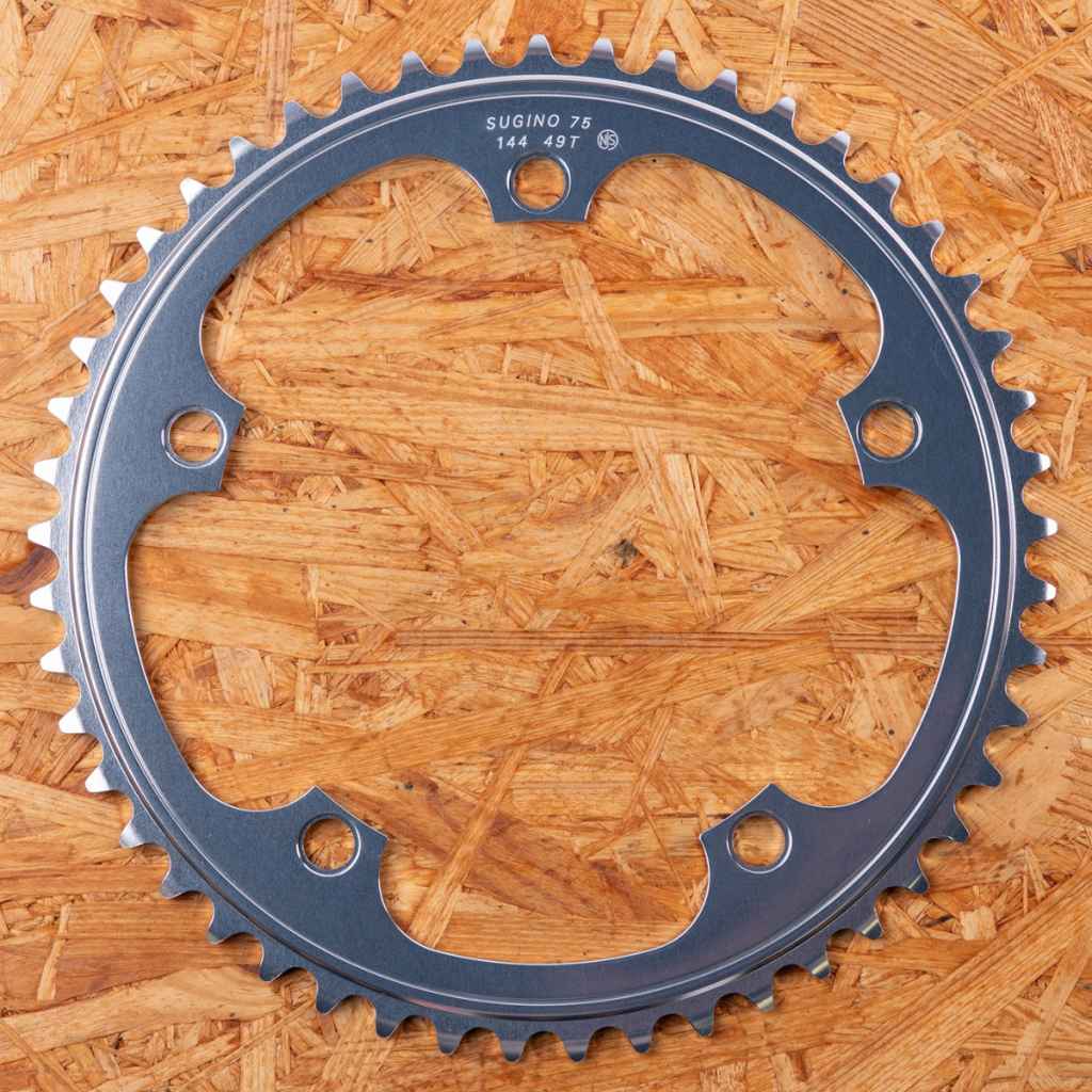 バイヤー厳選用品 SUGINO* STORE ONLINE GLOBAL LUG BLUE - (silver) chainring SSG144 パーツ