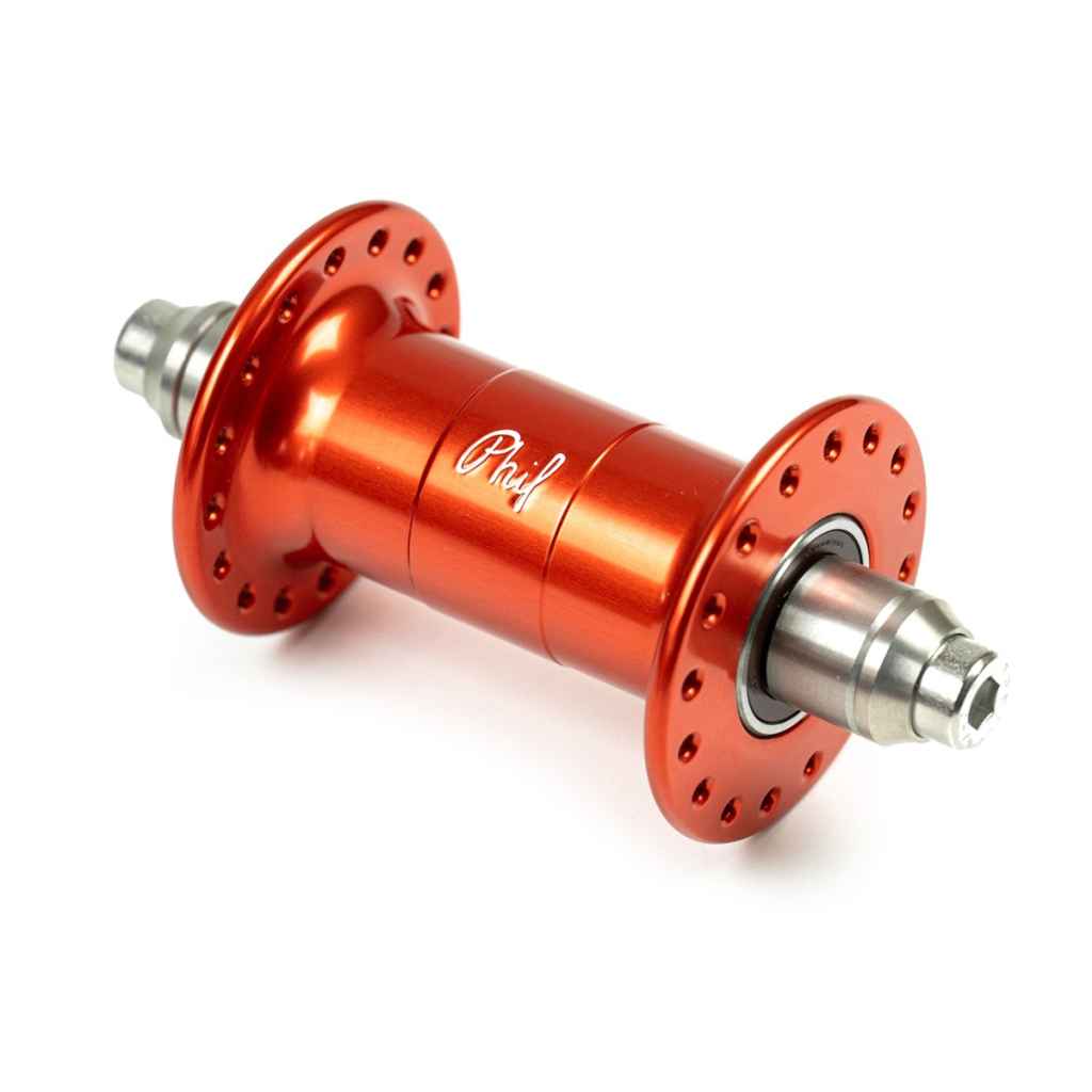 PHILWOOD* low flange track hub set (LTD orange/single fixed