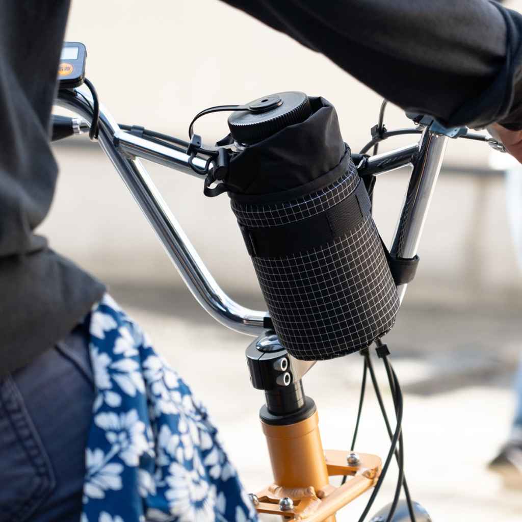 FAIRWEATHER* stem bag (grid rip/black) - BLUE LUG GLOBAL ONLINE STORE