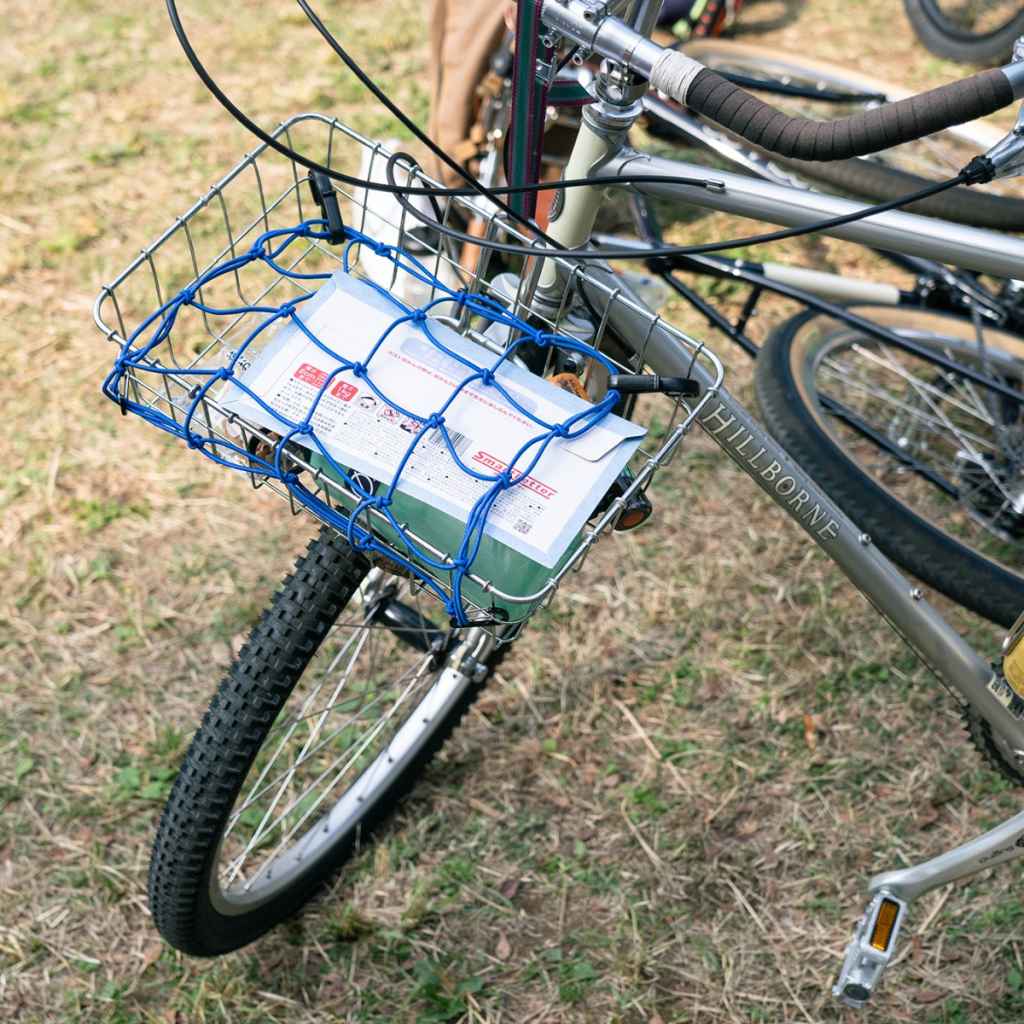 BLUE LUG* cargo net (navy/pale green) - BLUE LUG GLOBAL ONLINE STORE