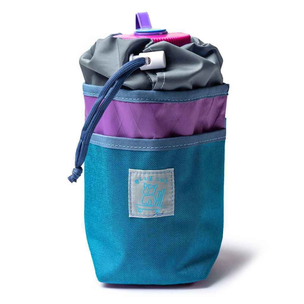 BLUE LUG* stem pouch (x-pac lavender/turquoise) - BLUE LUG GLOBAL