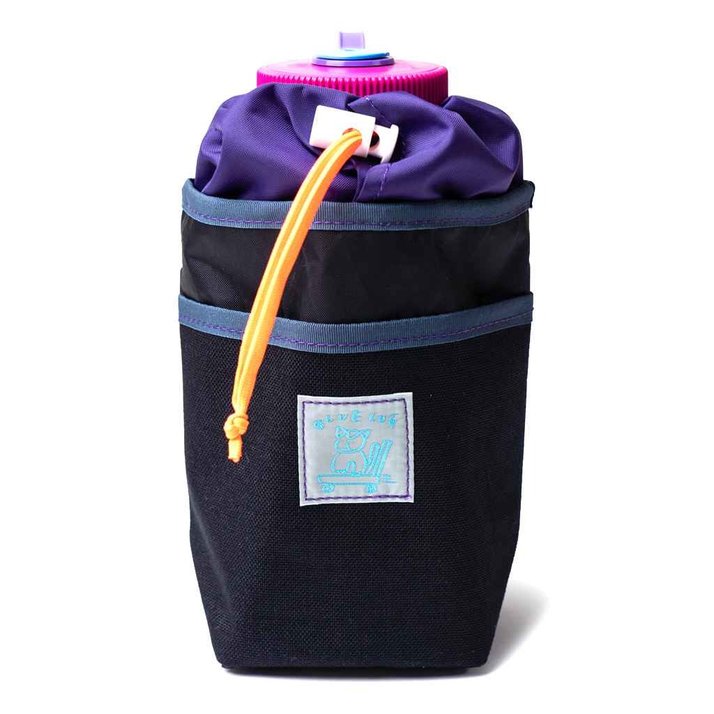 BLUE LUG* stem pouch (x-pac black/black) - BLUE LUG GLOBAL