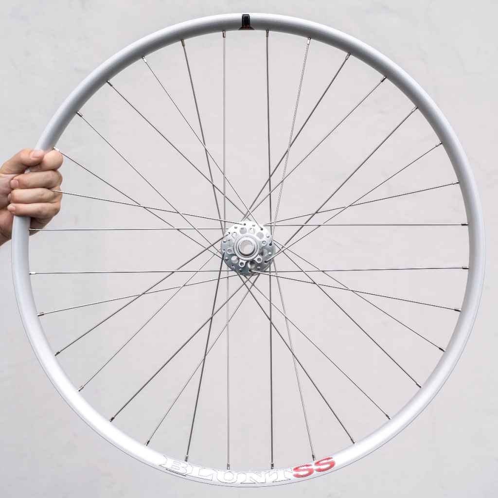 VELO ORANGE×VELOCITY* blunt ss disc wheel 650B (silver) - BLUE LUG