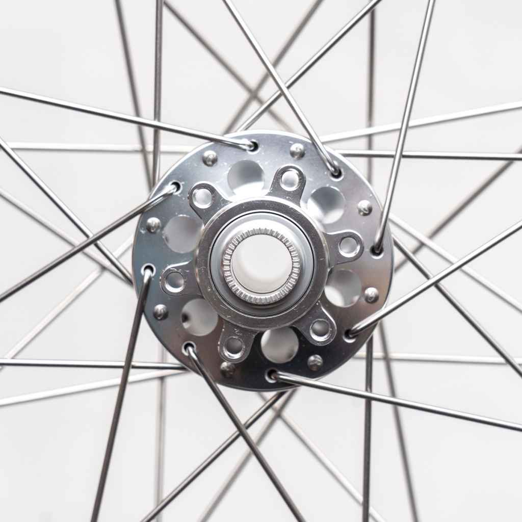 VELO ORANGE×VELOCITY* blunt ss disc wheel 650B (silver) - BLUE LUG