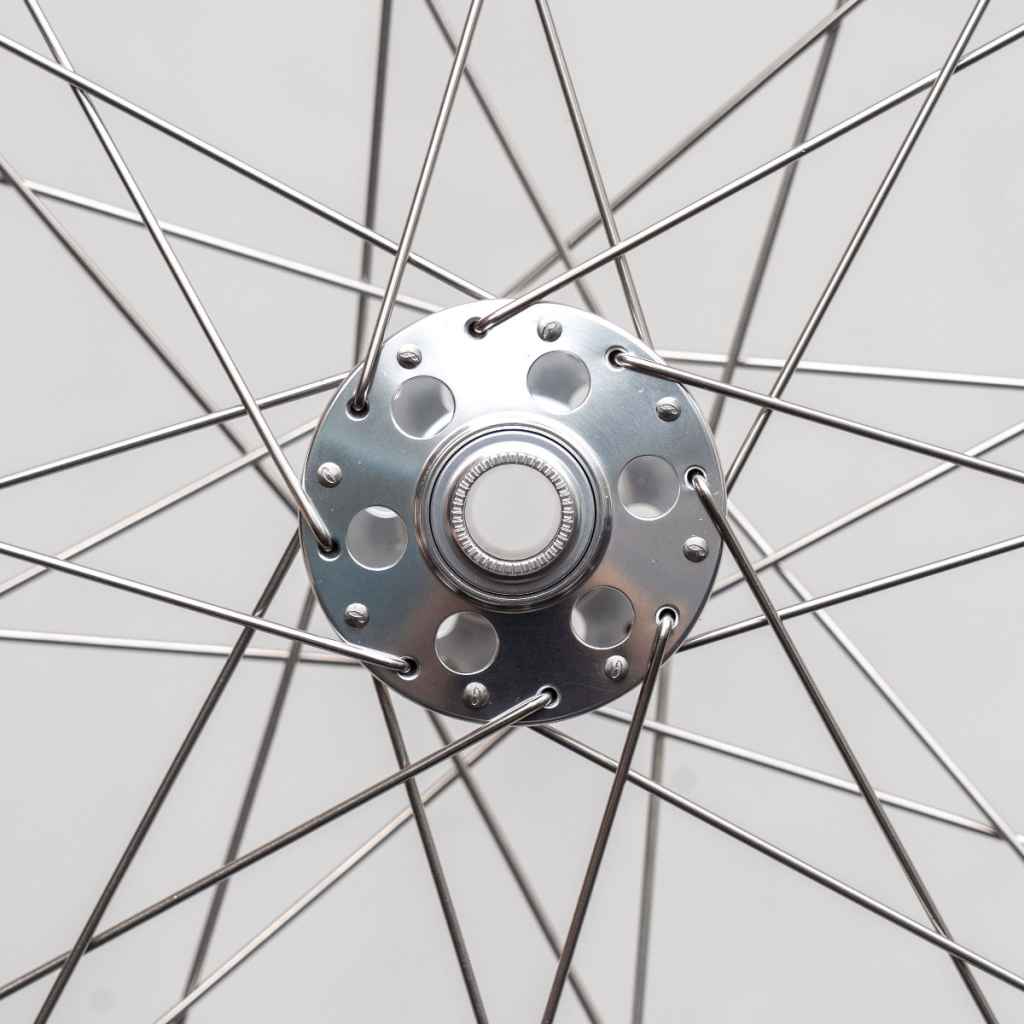 VELO ORANGE* voyager 700c disc wheel (polish) - BLUE LUG GLOBAL