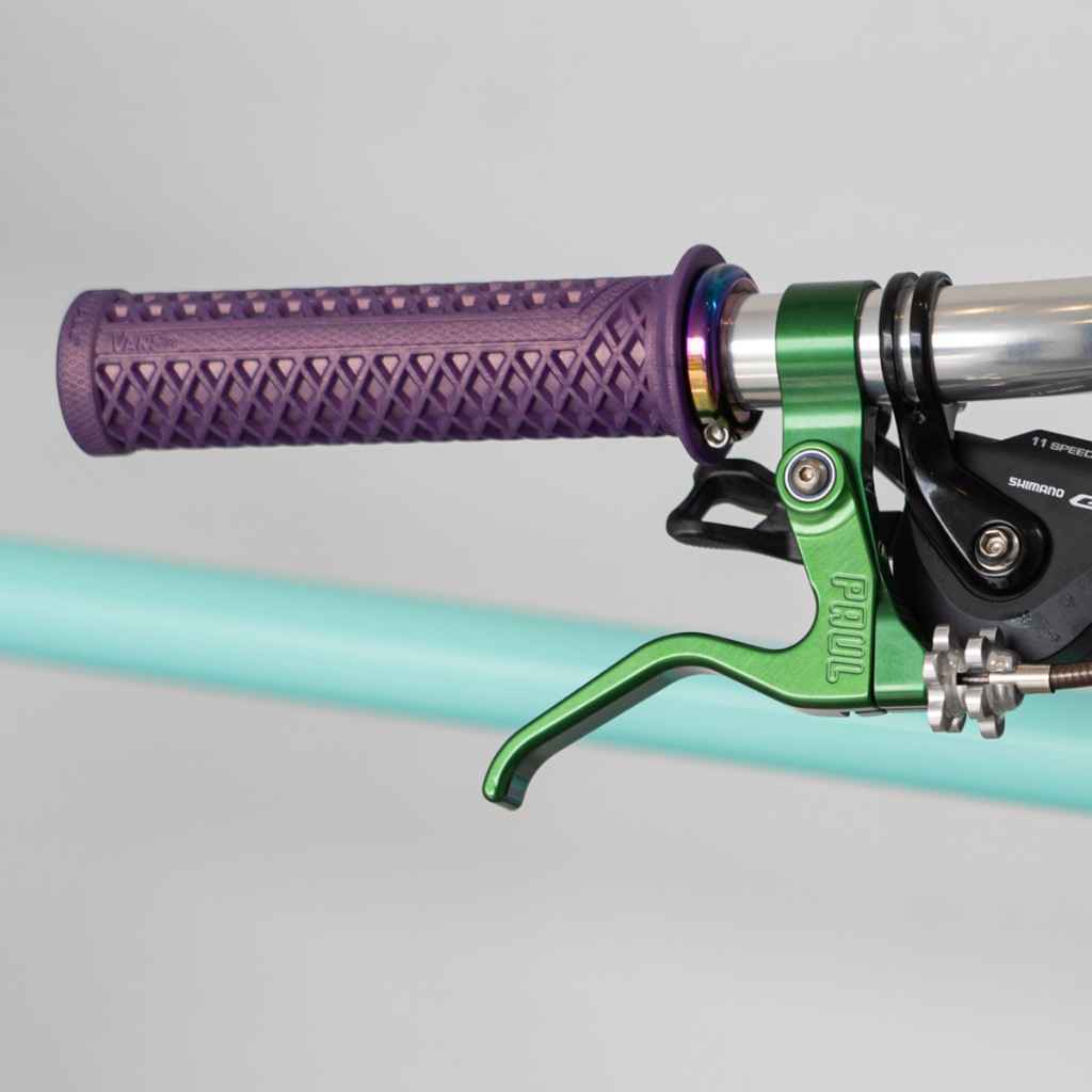 ODI* vans lock-on grip (purple/oil slick) BLUE LUG GLOBAL