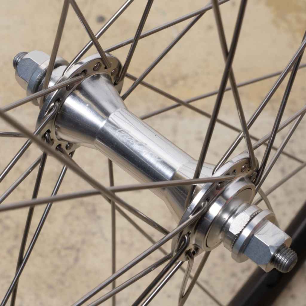 H PLUS SON* archetype track wheel (hard anodized) - BLUE LUG