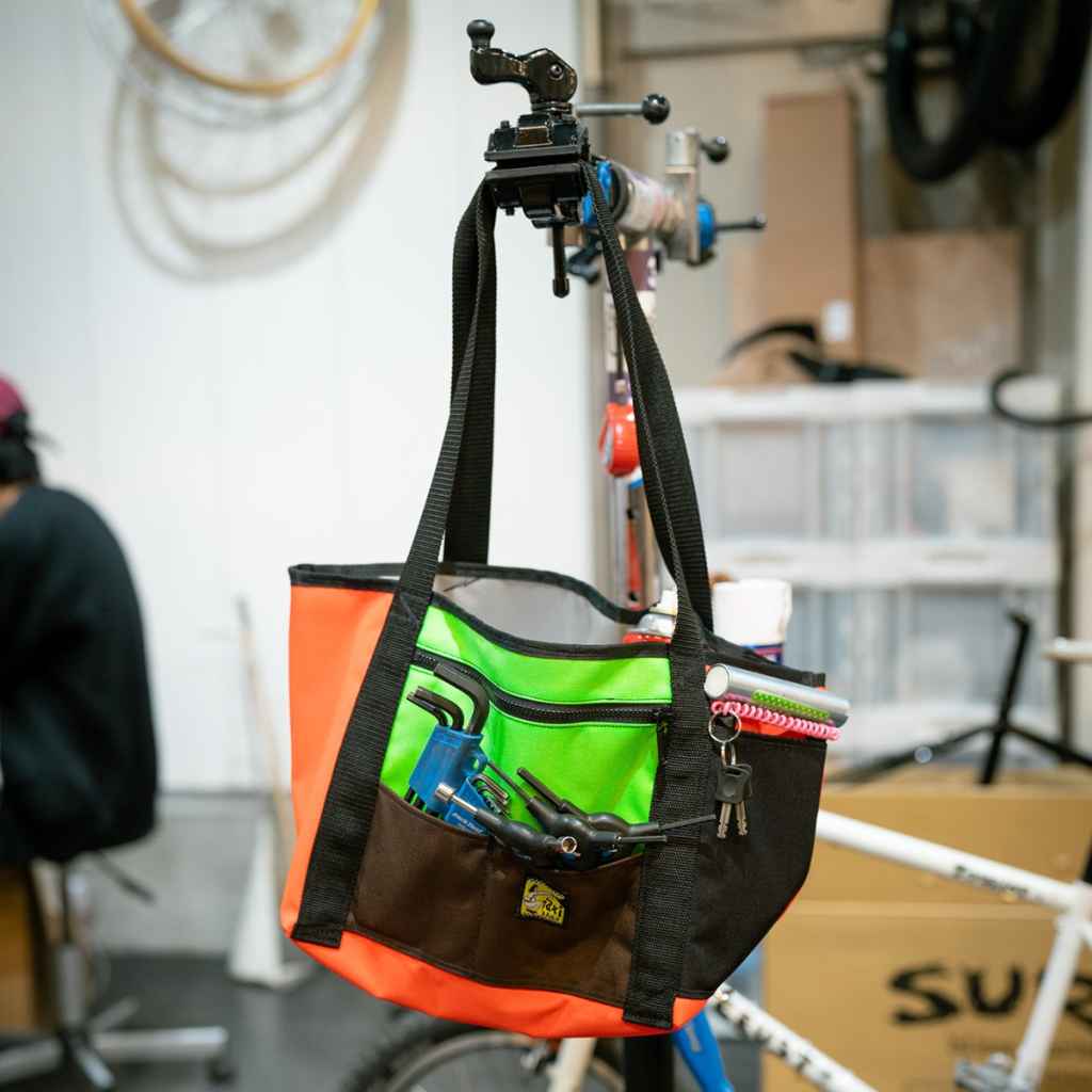 TAXI BAGS* heavy duty tote bag (L/purple) - BLUE LUG GLOBAL ONLINE
