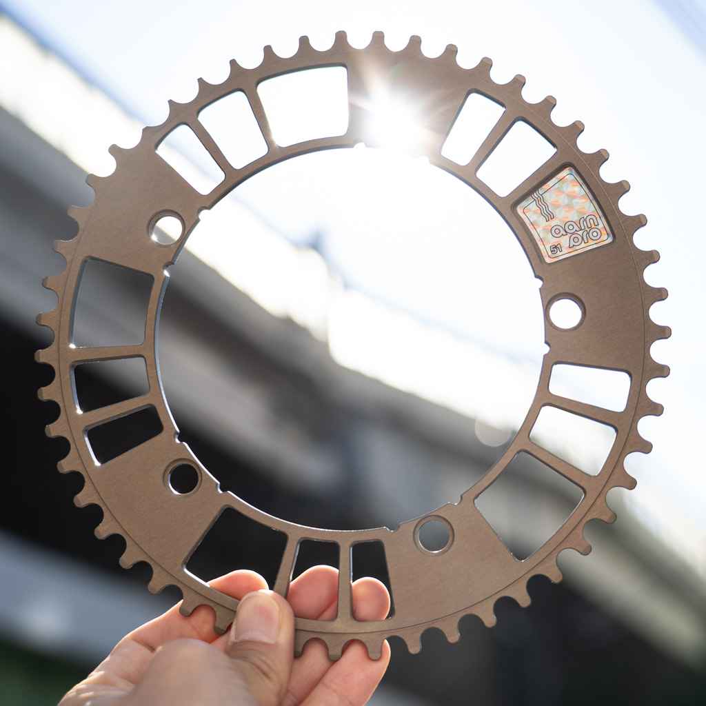 AARN* pro track chainring (titan) - BLUE LUG GLOBAL ONLINE STORE