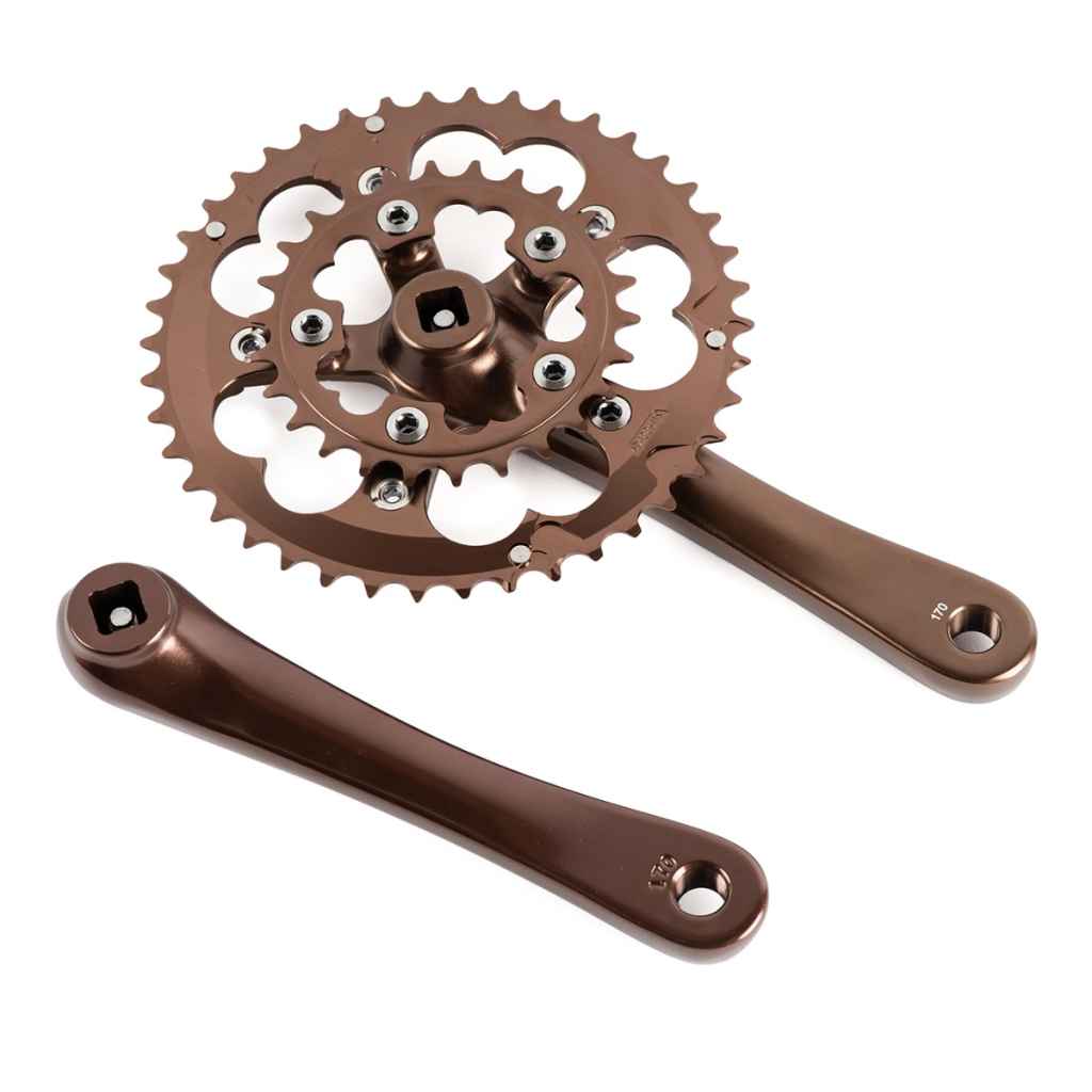 CRUST BIKES* heartbreaker crankset (brown) - BLUE LUG GLOBAL