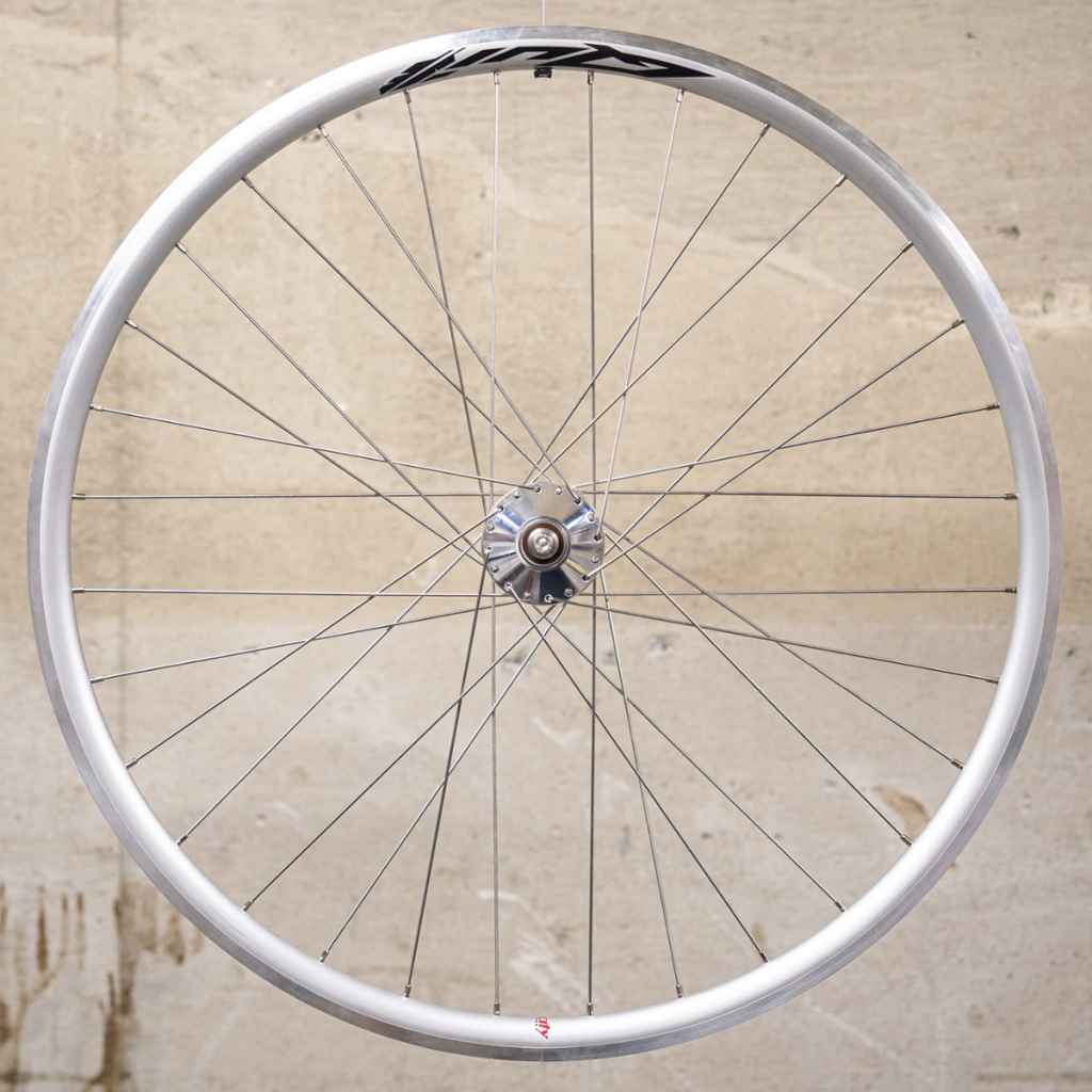 VELOCITY×PHIL WOOD* quill track wheel (silver/polish) - BLUE LUG