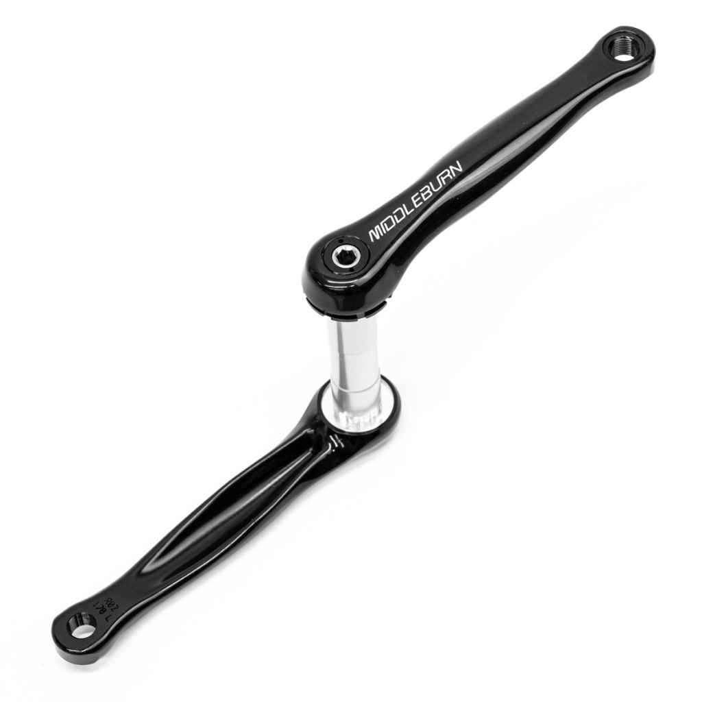 パーツ MIDDLEBURN RO2 ROAD X-type crank (black) MIDDLEBURN* RO2 ROAD X-type crank (black) - BLUE LUG GLOBAL