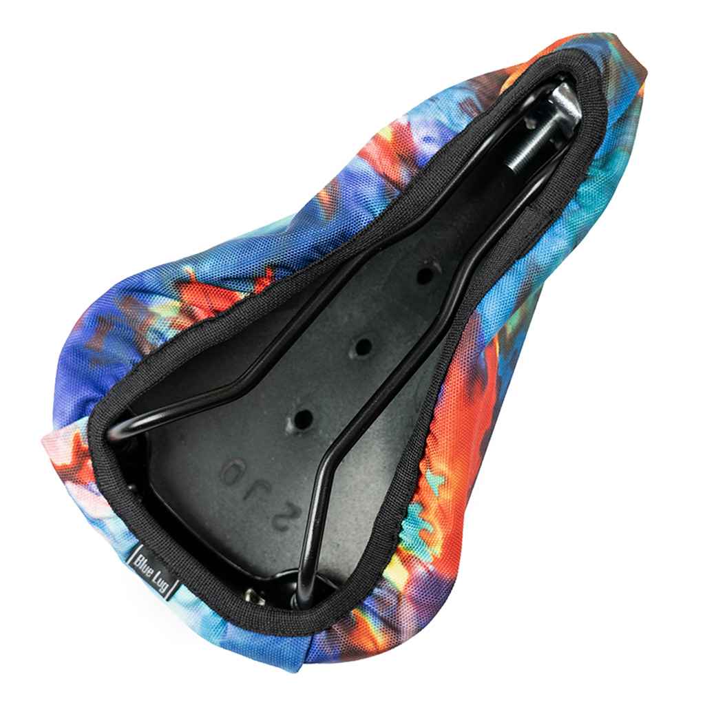 BLUE LUG* saddle cover (cordura/tiedye) - BLUE LUG GLOBAL ONLINE STORE