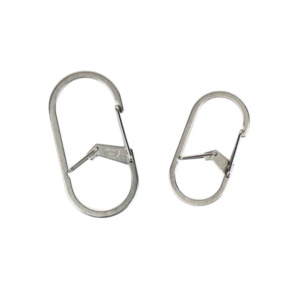 NITE IZE* g-carabiner (silver) - BLUE LUG GLOBAL ONLINE STORE